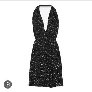 Saint Laurent Black Halter Dress